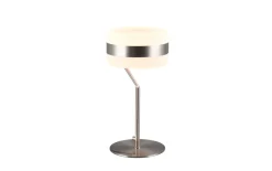 LED-Tischleuchte Dios, nickelfarbig