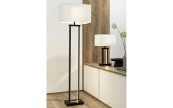 LED-Tischleuchte Domo in schwarz/weiß, 55 cm
