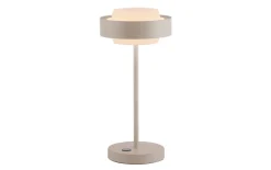 LED-Tischleuchte Elmo, sandfarbig