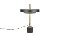 LED-Tischleuchte Keaton, schwarz/gold, inkl. Sensordimmer