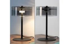 LED-Tischleuchte Mondo Karena, schwarz, inkl. Dimmfunktion