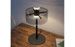 LED-Tischleuchte Mondo Karena, schwarz, inkl. Dimmfunktion