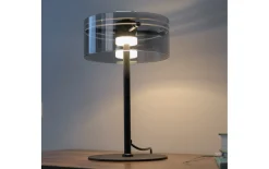 LED-Tischleuchte Mondo Karena, schwarz, inkl. Dimmfunktion