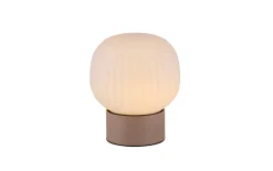 LED-Tischleuchte Nami, sandfarbig