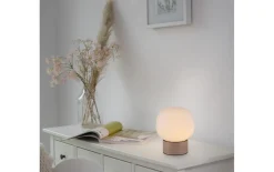 LED-Tischleuchte Nami, sandfarbig