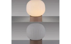 LED-Tischleuchte Nami, sandfarbig