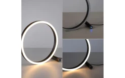 LED-Tischleuchte Ritus, anthrazit, 28 cm
