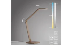 LED-Tischleuchte  Samsky, bronze, inkl. CCT Funktion