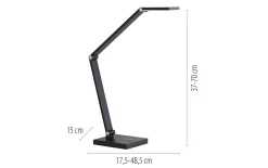 LED-Tischleuchte  Samsky, grau, inkl. CCT Funktion