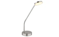 LED-Tischleuchte Silvio, nickel, inkl. Memoryfunktion
