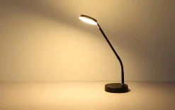 LED-Tischleuchte Silvio, schwarz, inkl. Memoryfunktion