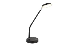 LED-Tischleuchte Silvio, schwarz, inkl. Memoryfunktion