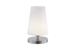 LED-Tischleuchte Sonja, stahlfarbig, 30 cm