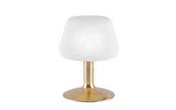 LED-Tischleuchte Till, messingfarbig, 20 cm