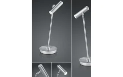 LED-Tischleuchte Tom, nickel matt, 50 cm