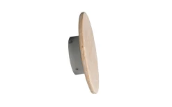 LED-Wandleuchte Bobbin, travertin, inkl. Switchdimmer