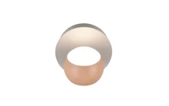 LED-Wandleuchte Cannon, peach, inkl. Funkfernbedienung