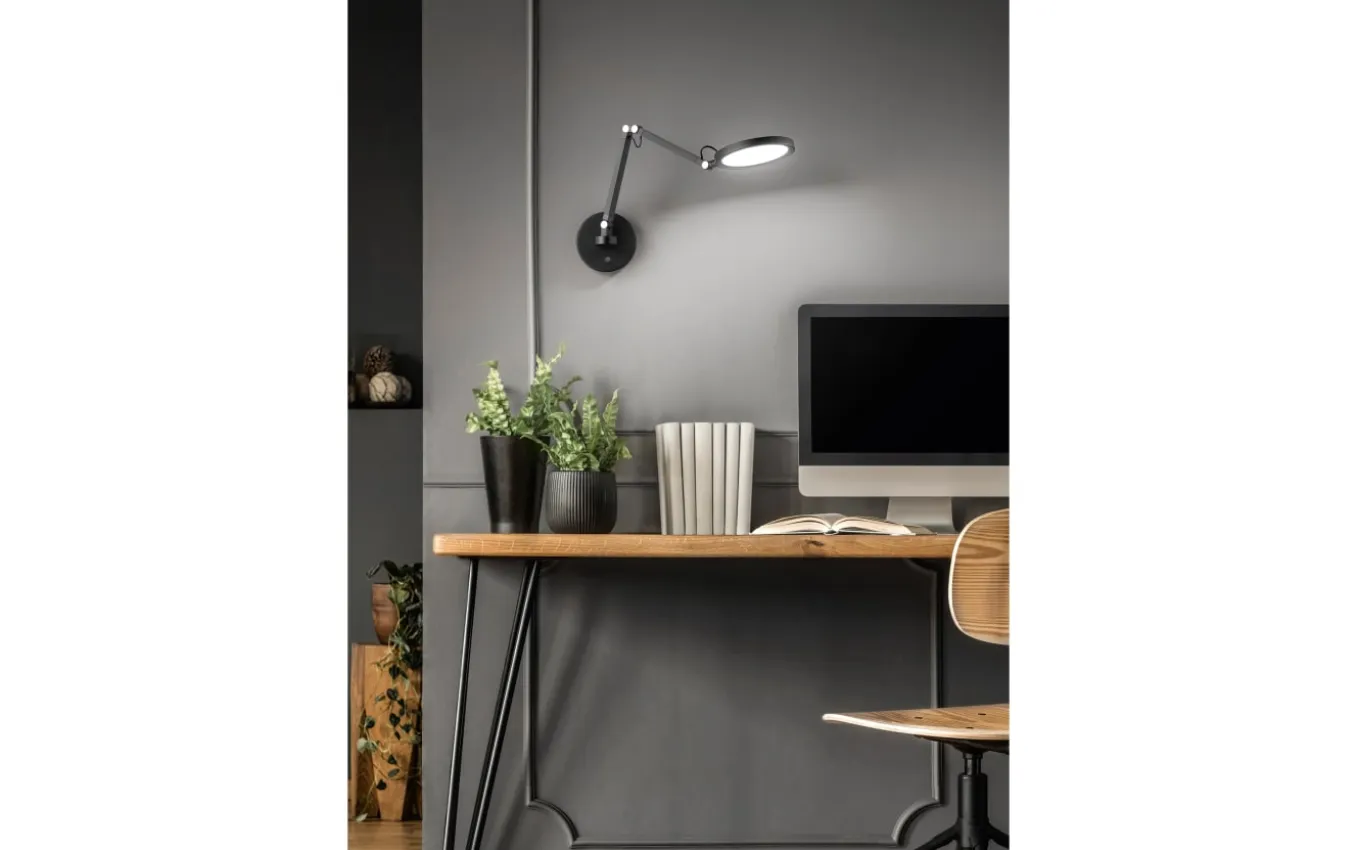LED-Wandleuchte CCT Regina, schwarz