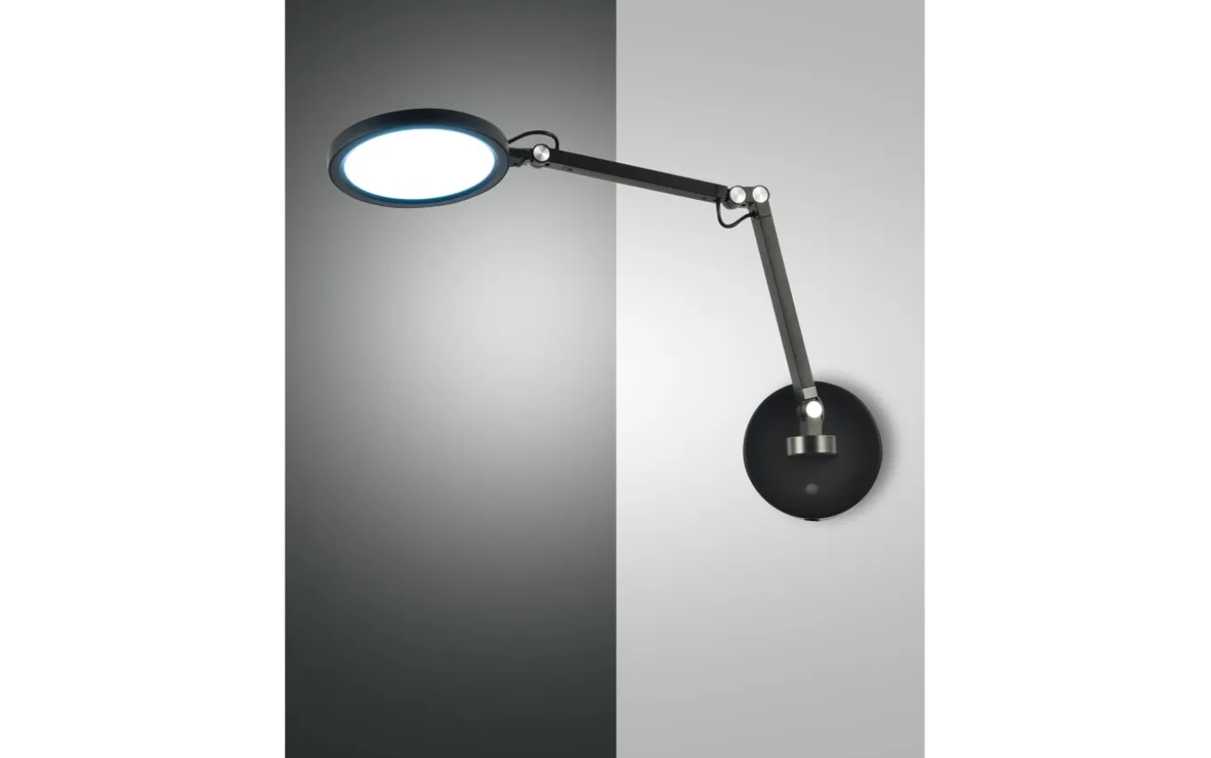 LED-Wandleuchte CCT Regina, schwarz