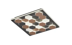 LED-Wandleuchte Cinque Cifavo, schwarz, inkl. Dimmfunktion