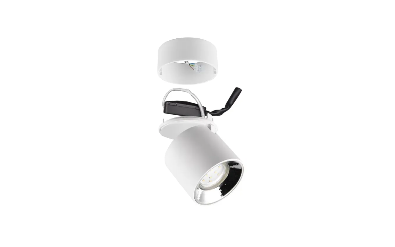 LED-Wandleuchte Guayana, weiß, 12 cm