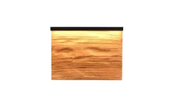 LED-Wandleuchte Kalea, holzfarbig