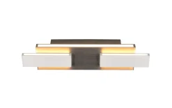 LED-Wandleuchte MR Rivera, nickel, inkl. Memoryfunktion
