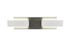 LED-Wandleuchte MR Rivera, nickel, inkl. Memoryfunktion