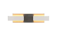 LED-Wandleuchte MR Rivera, nickel, inkl. Memoryfunktion