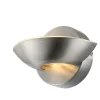 LED-Wandleuchte Sammy, nickel, 16,5 cm