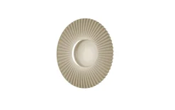 LED-Wandleuchte Shelly, sandfarbig