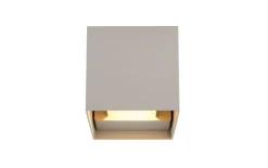 LED-Wandleuchte Veronika sandfarbig