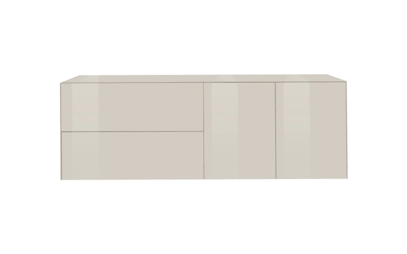 Lowboard Colors, kaschmir, inkl. Push-to-Open Funktion