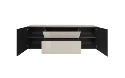 Lowboard Colors, kaschmir, inkl. Push-to-Open Funktion