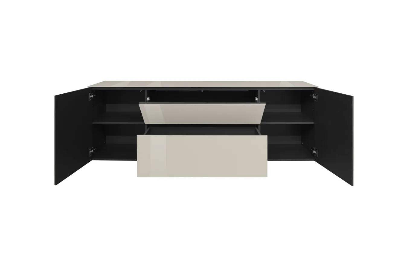 Lowboard Colors, kaschmir, inkl. Push-to-Open Funktion