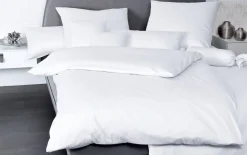 Mako-Satin Bettwäscheset Colors, weiß, 155 cm x 220 cm