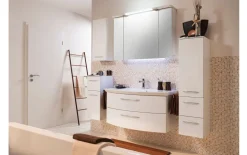 Midischrank Casablanca, weiß Hochglanz