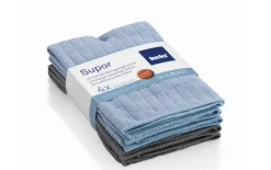Mikrofaser Universaltuch Supor in sommerblau, 4 teilig