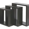 Minecraft 3er-Set Wandregal, schwarz