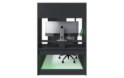 Minecraft Kojenbett, schwarz carbon Nachbildung, 120 x 200 cm