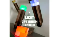 Minecraft LED-Fackel, mehrfarbig