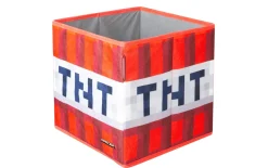 Minecraft Stoffboxen 2er-Set Grasblock und TNT, braun/rot