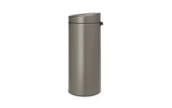 Mülleimer Touch Bin New, platinum, 30 L