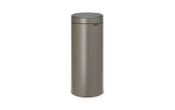 Mülleimer Touch Bin New, platinum, 30 L