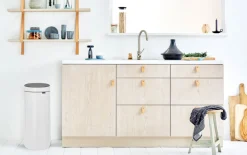 Mülleimer Touch Bin New, weiß, 30 L