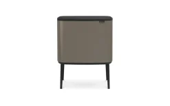 Mülleiner Touch Bin Bo, platinum, 68 cm