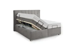 Motor-Boxspringbett Ohio Motor 2.0, grau, 180 x 200 cm