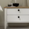 1 Nachtkonsole Malmö, Lack weiß