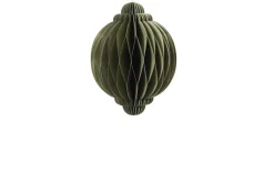 Papierkugel Zwiebel, grün, 15 cm
