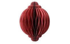 Papierkugel Zwiebel, rot, 20 cm